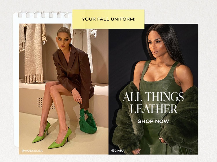 Your Fall Uniform: All Things Leather - Shop Now