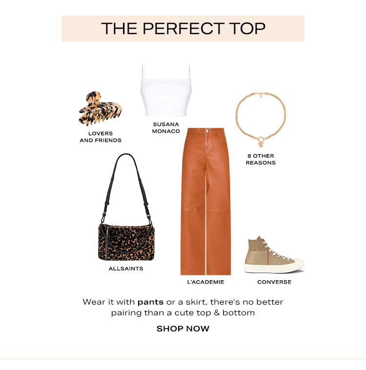 The Perfect Top: Wear it with pants or a skirt, there’s no better pairing than a cute top & bottom - Shop Now