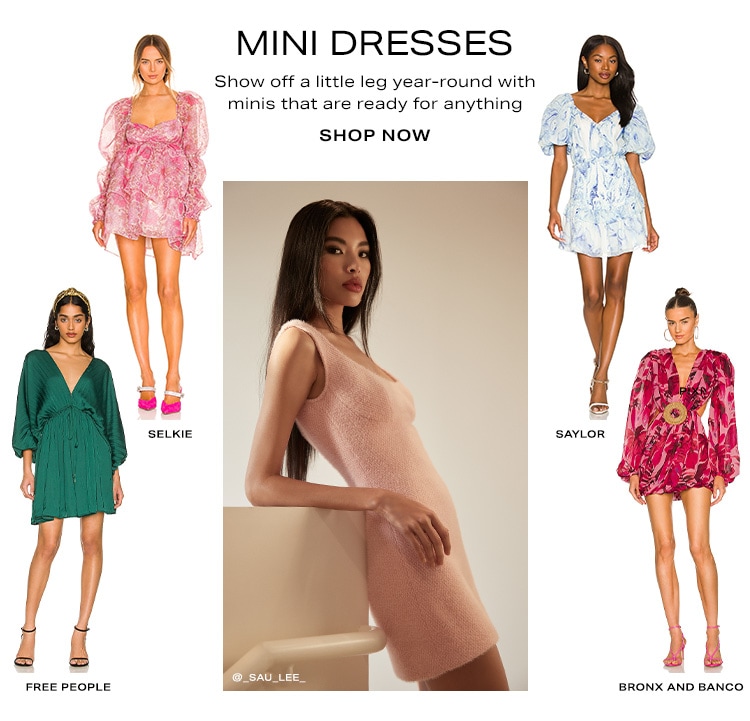 Mini Dresses. Show off a little leg year-round with minis that are ready for anything. Shop Now
