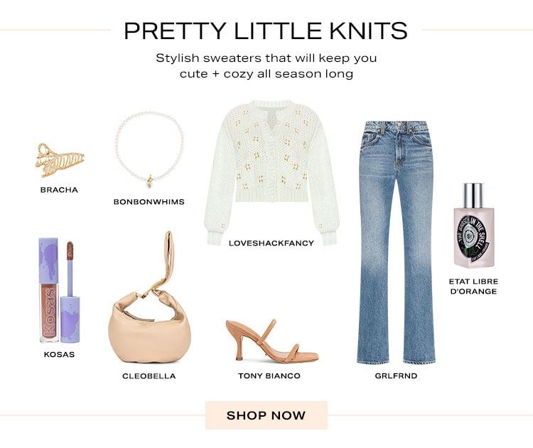 Pretty Little Knits: Stylish sweaters that will keep you cute + cozy all season long - Shop Now