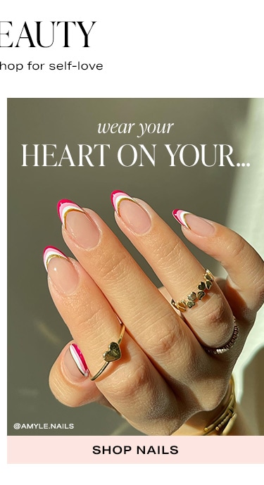 Hey Beauty. Your one-stop shop for self-love. Wear Your Heart on Your… Shop Nails