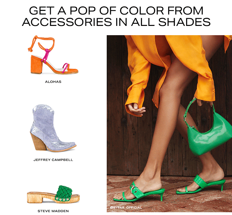 Get a Pop of Color From Accessories in All Shades - Shop Now