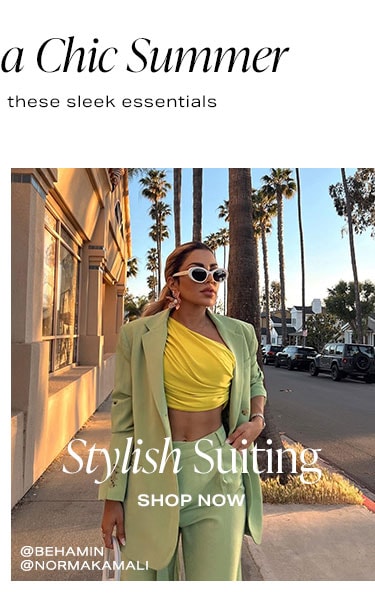 Stylish Suiting. Shop Now