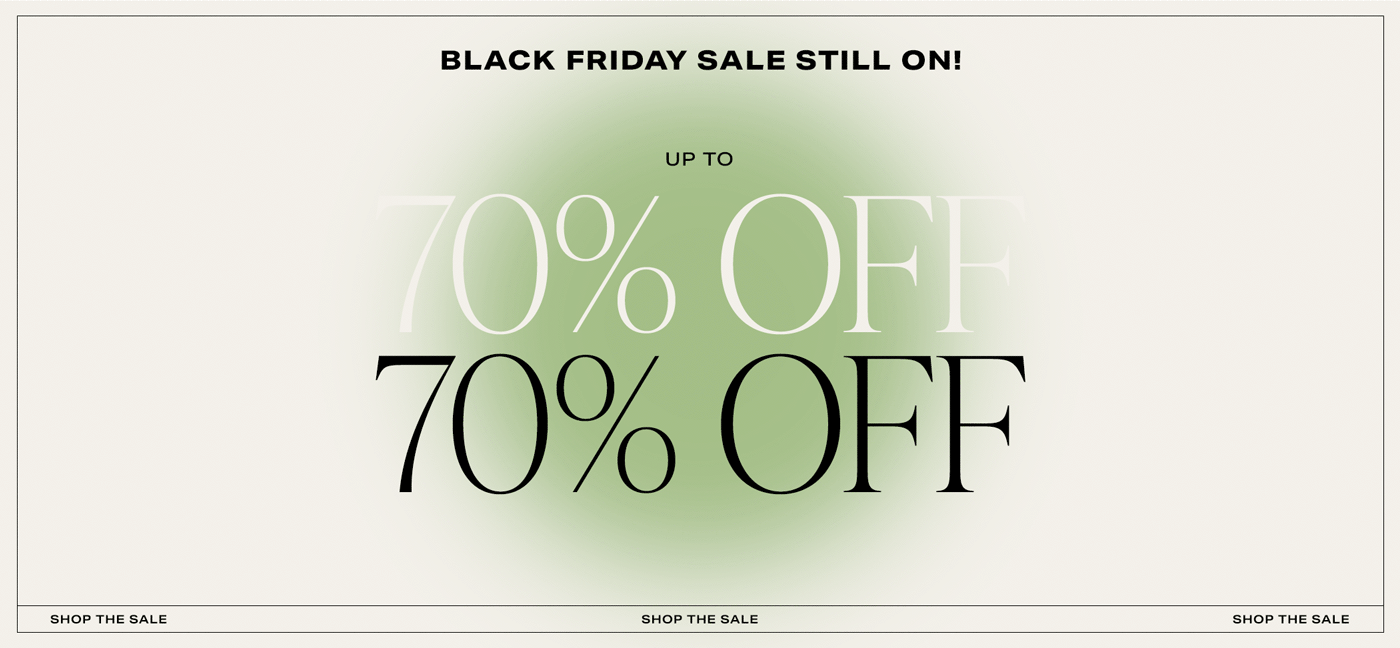 Black Friday Sale. Up to 70% off new markdowns. Shop the Sale.