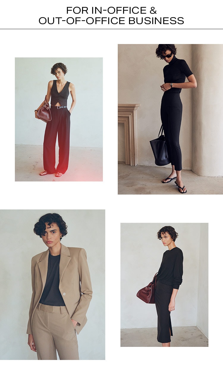 L’Academie Takes on Workwear: This newest workwear collection consists of contemporary & minimalist pieces for an effortless wardrobe with classic cuts, chic silhouettes & a staple color palette - Shop the Collection