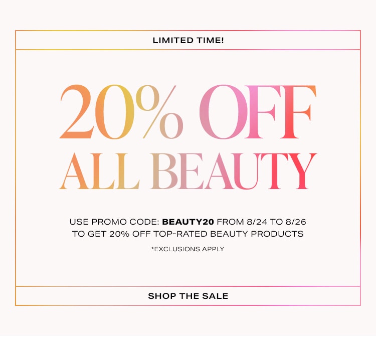 BIG NEWS ALL BEAUTY IS 20 OFF Revolve