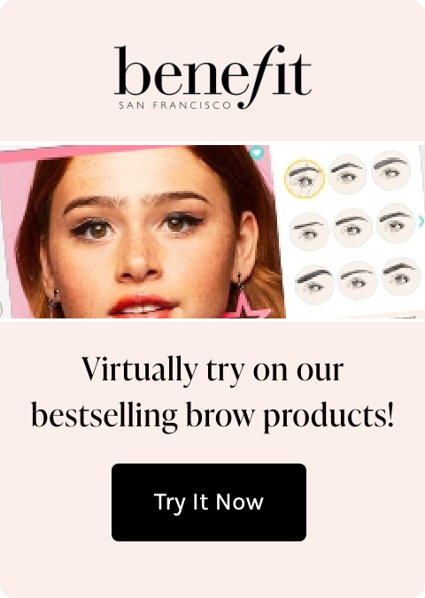 Benefit Cosmetics. Try on your perfect brows