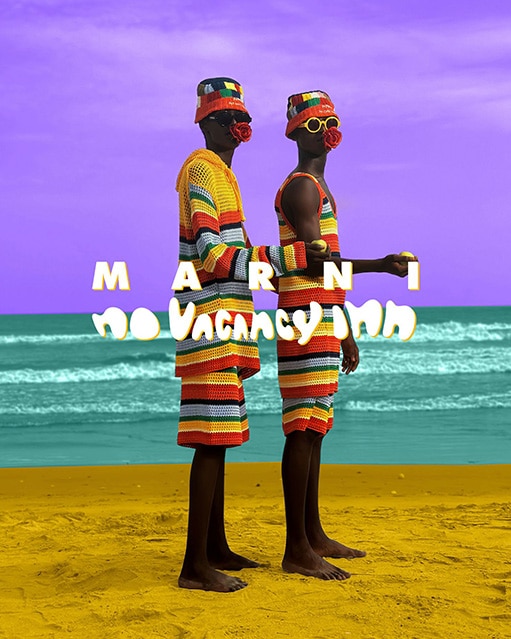 ◆MARNI 23AW◆MARNI x No vacancy Inn ロゴプリント フーディ◆ Marni Off White No Vacancy Inn Edition Snake Hoodie