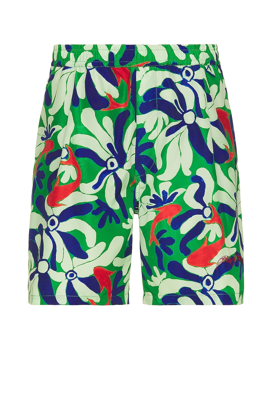 X No Vacancy Inn Chippy Fishes Boxer Shorts In Fern Green.
