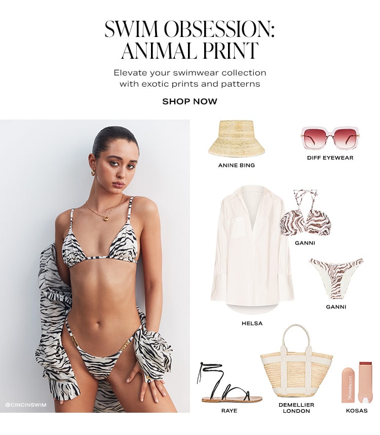 Swim Obsession: Animal Print DEK: Elevate your swimwear collection with exotic prints and patterns - Shop Now
