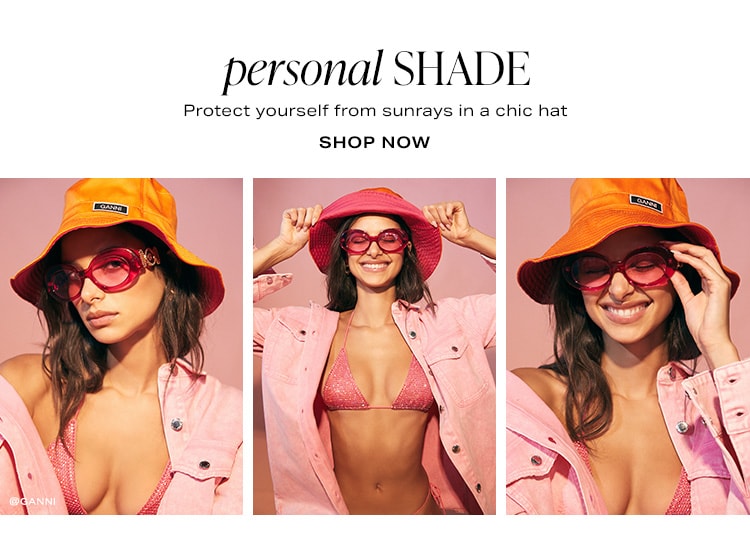 Personal Shade. Protect yourself form sunrays in a chic hat. Shop now.