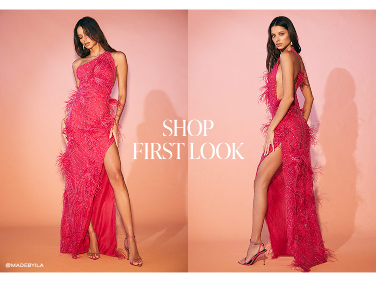 First Look: An exclusive look at our favorite new styles of the season including bright colors, fun embellishments & subtly sexy silhouettes - Shop First Look