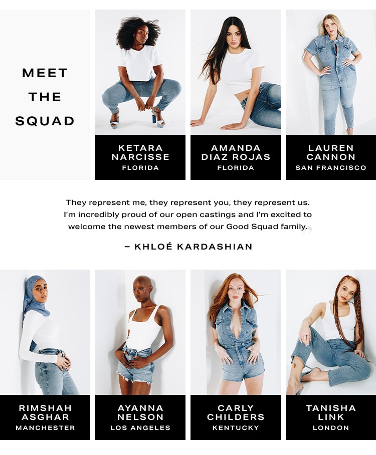 Ketara Narcisse, Florida. Amanda Diaz Rojas, Florida. Lauren Cannon, San Francisco. They represent me, they represent you, they represent us. I’m incredibly proud of our open castings and I’m excited to welcome the newest members of our Good Squad family.