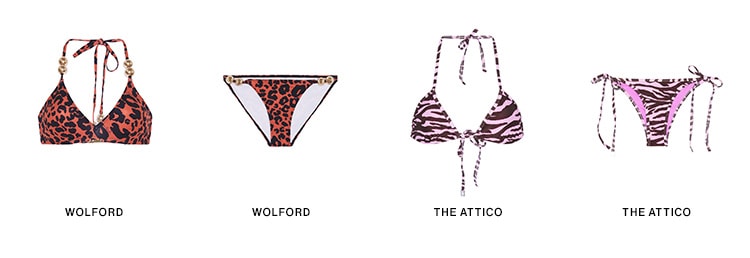 SOAK UP THE SUN. Turn up the heat in the hottest arrivals of swimwear + sun accessories to hit the sand. Shop now  WOLFORD WOLFORD THE ATTICO THEATTICO 