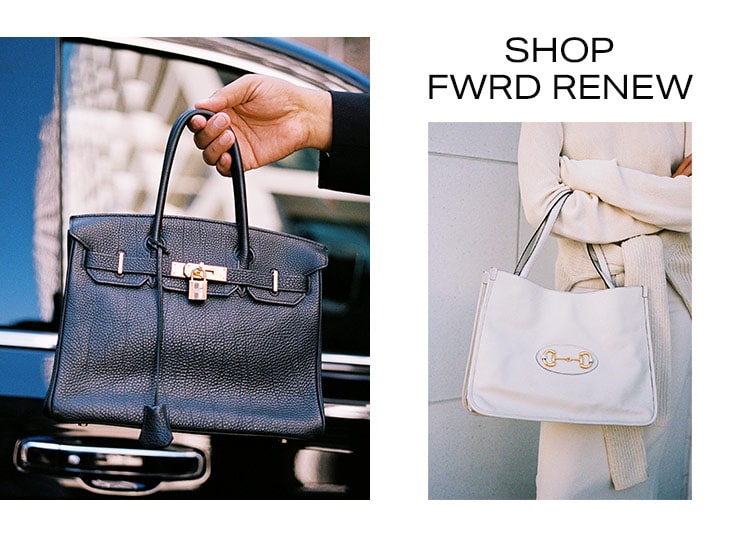 Now on REVOLVE: FWRD Renew. This is the season to invest in pre-owned designer bags, accessories & ready-to-wear from some of the biggest brands in luxury fashion. Shop FWRD Renew