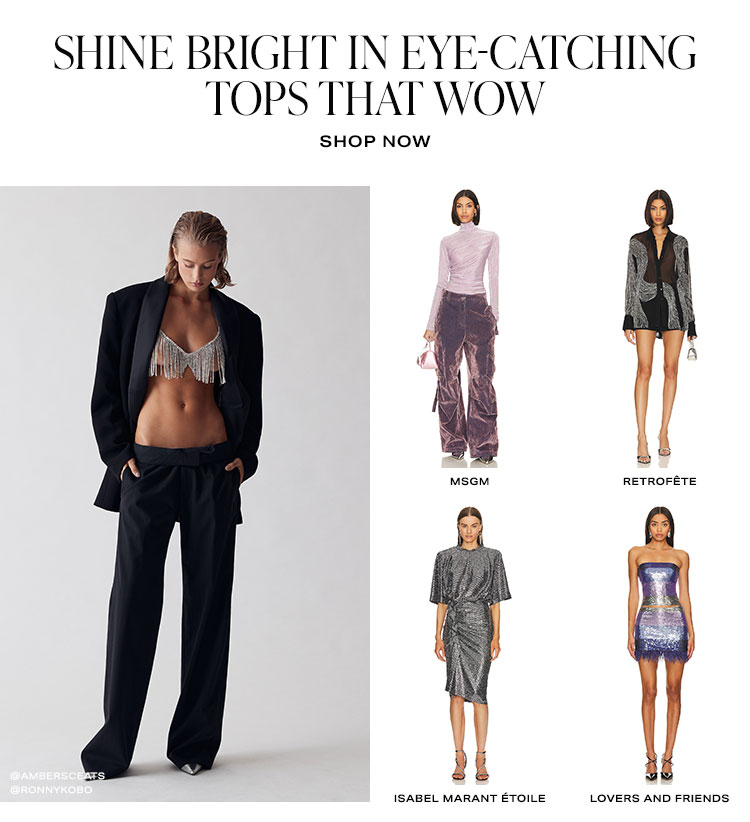 Shine Bright in Eye-Catching Tops That Wow