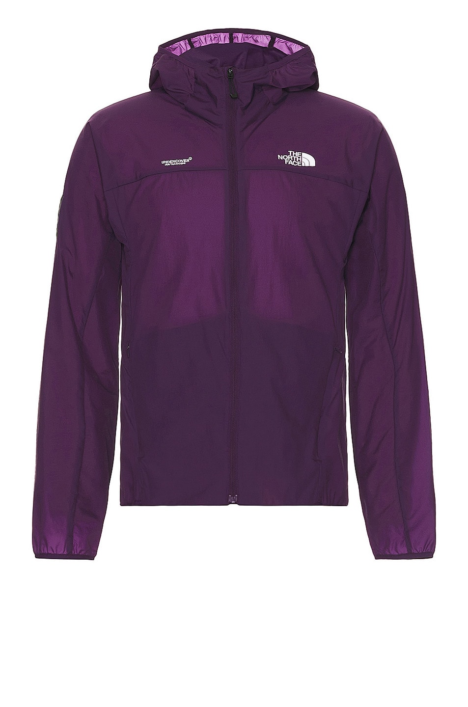 Soukuu Trail Run Packable Wind Jacket in Purple Pennat.