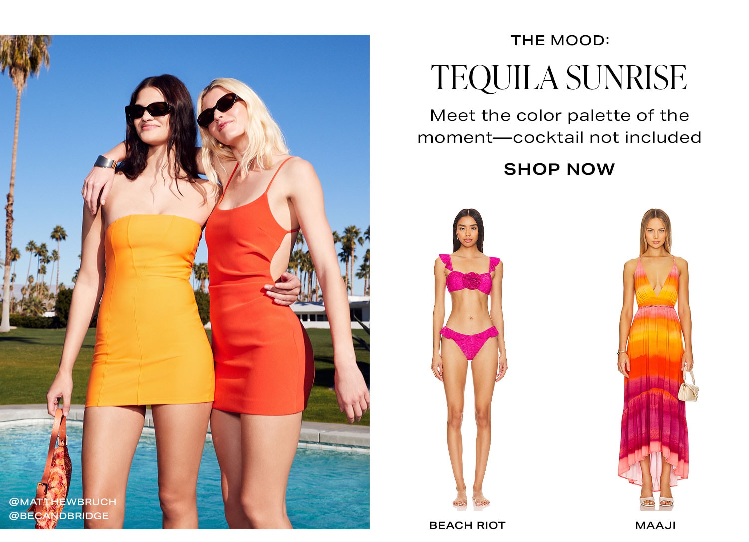 The Mood: Tequila Sunrise. Meet the color palette of the moment - cocktail not included. Shop Now.