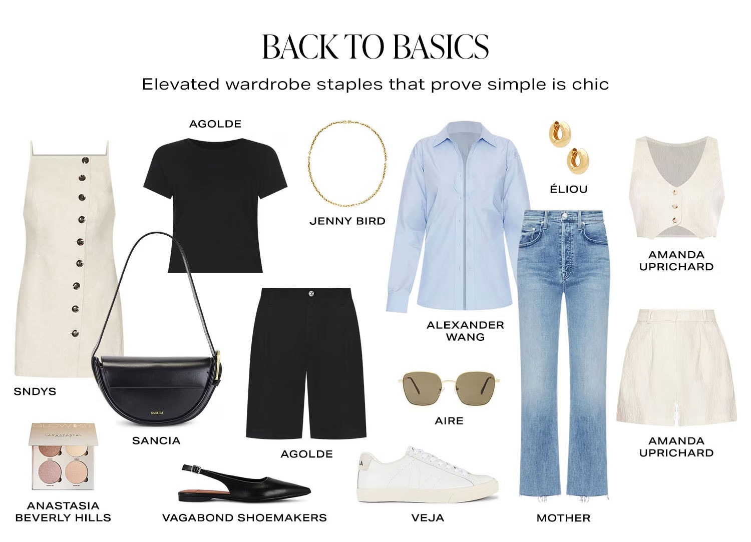 Back to Basics. Elevated wardrobe staples that prove simple is chic. Product Assortment. Shop Now.