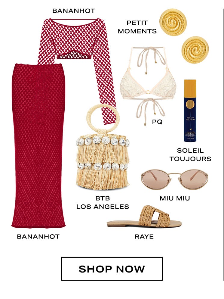 Where Are You Going? To the Beach.  Product Assortment. Shop Now. 