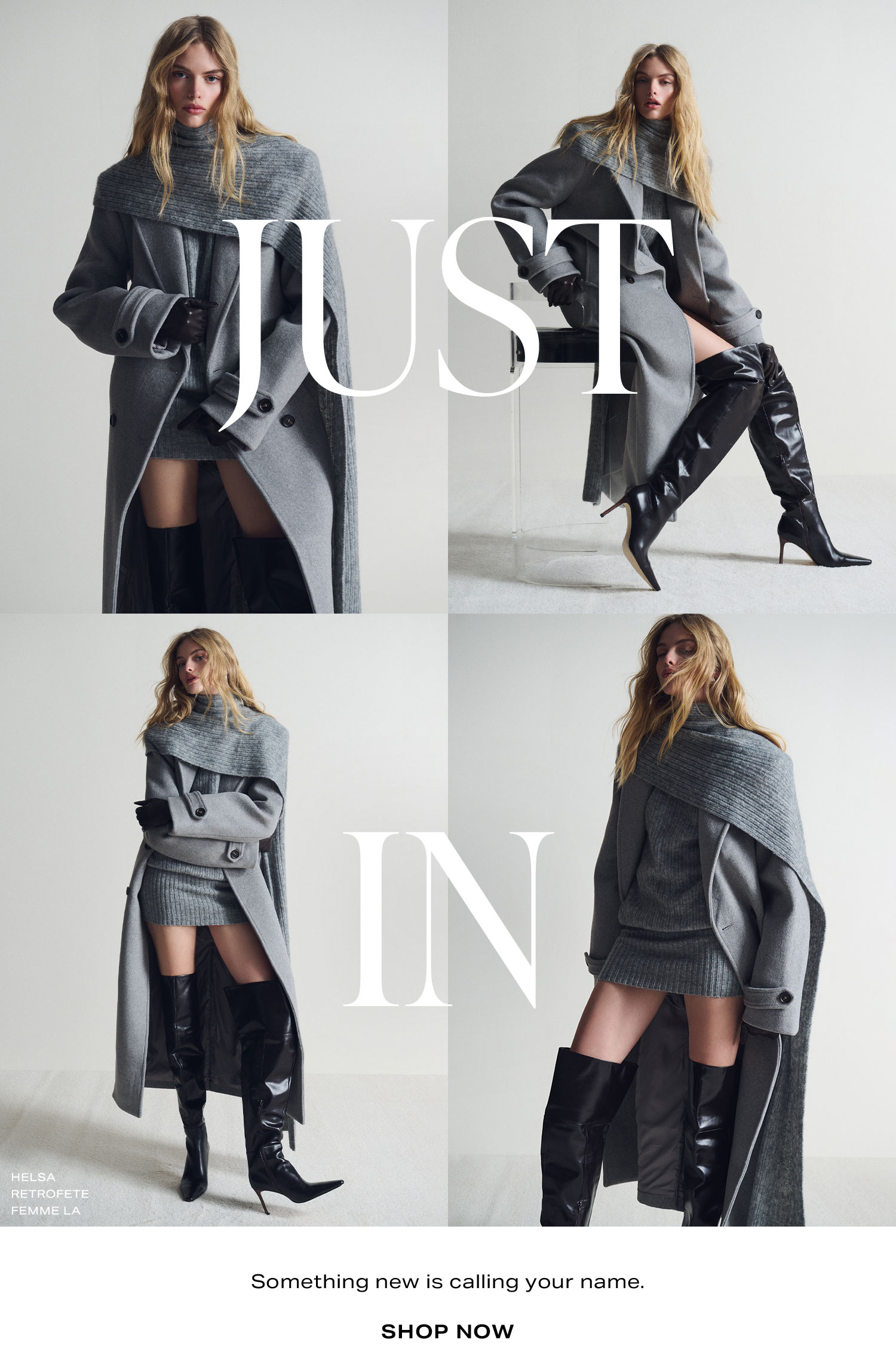 JUST IN. Shop Now.