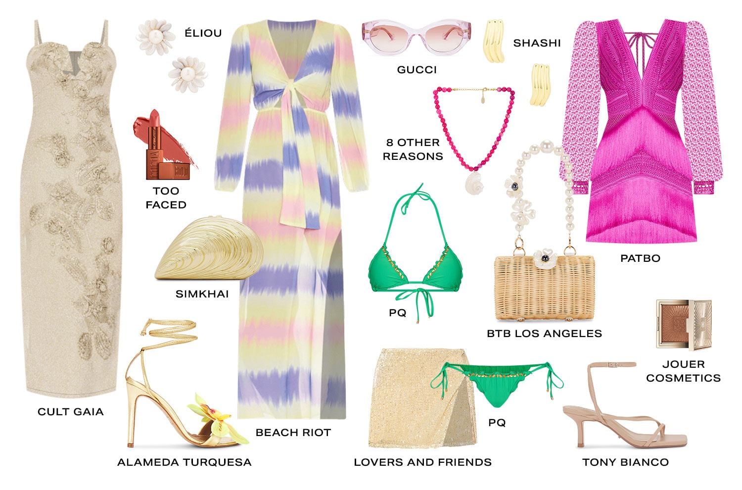 Warm Weather Wishlist. Product Assortment.