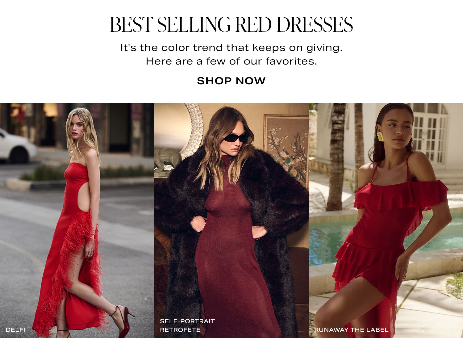 Best Selling Red Dresses. Shop Now. 