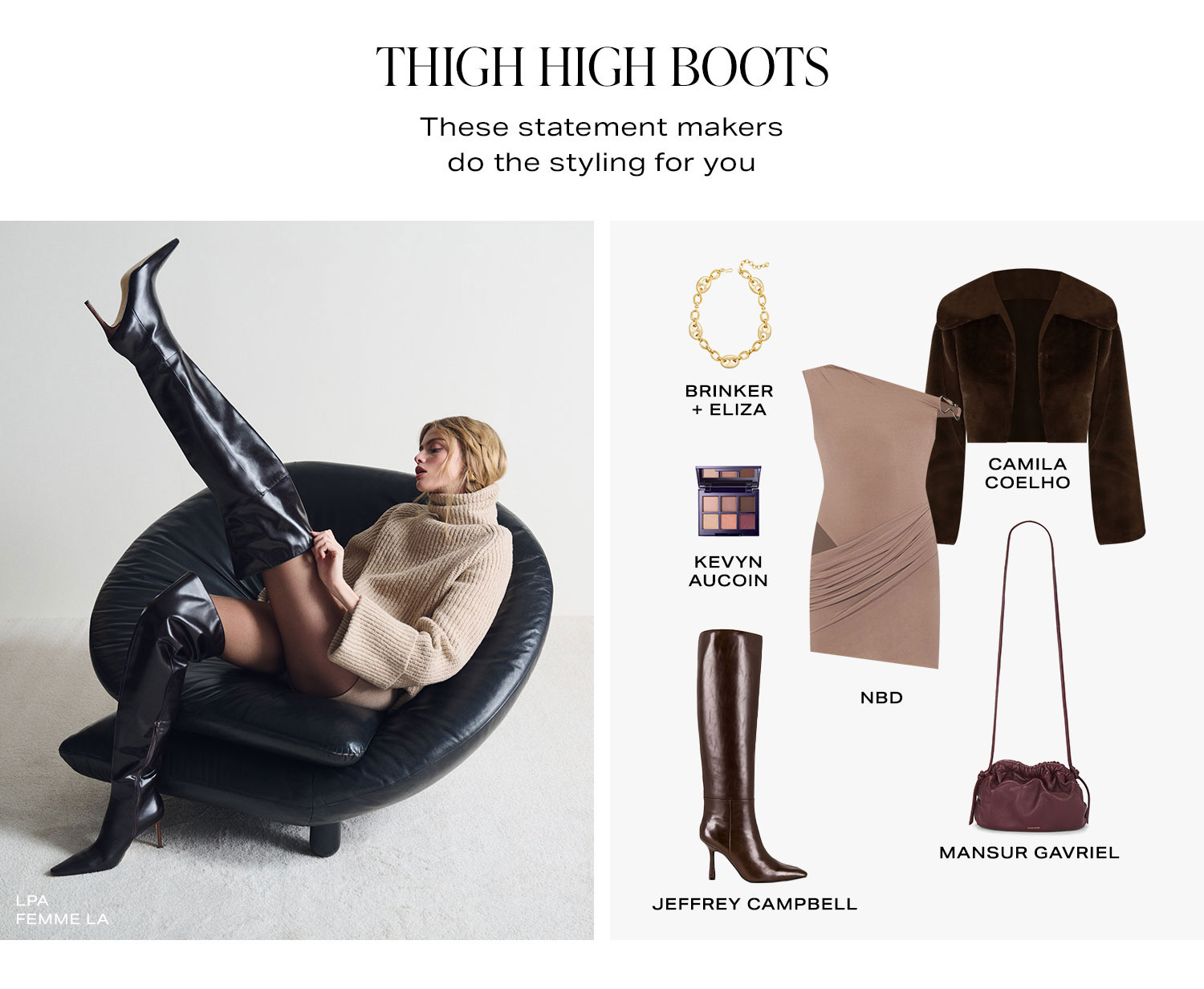 Thigh High Boots. Shop Now.