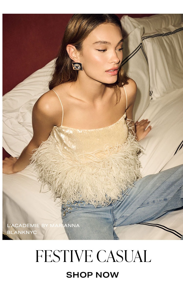 Featured Shops: Festive Casual. Shop Now. 