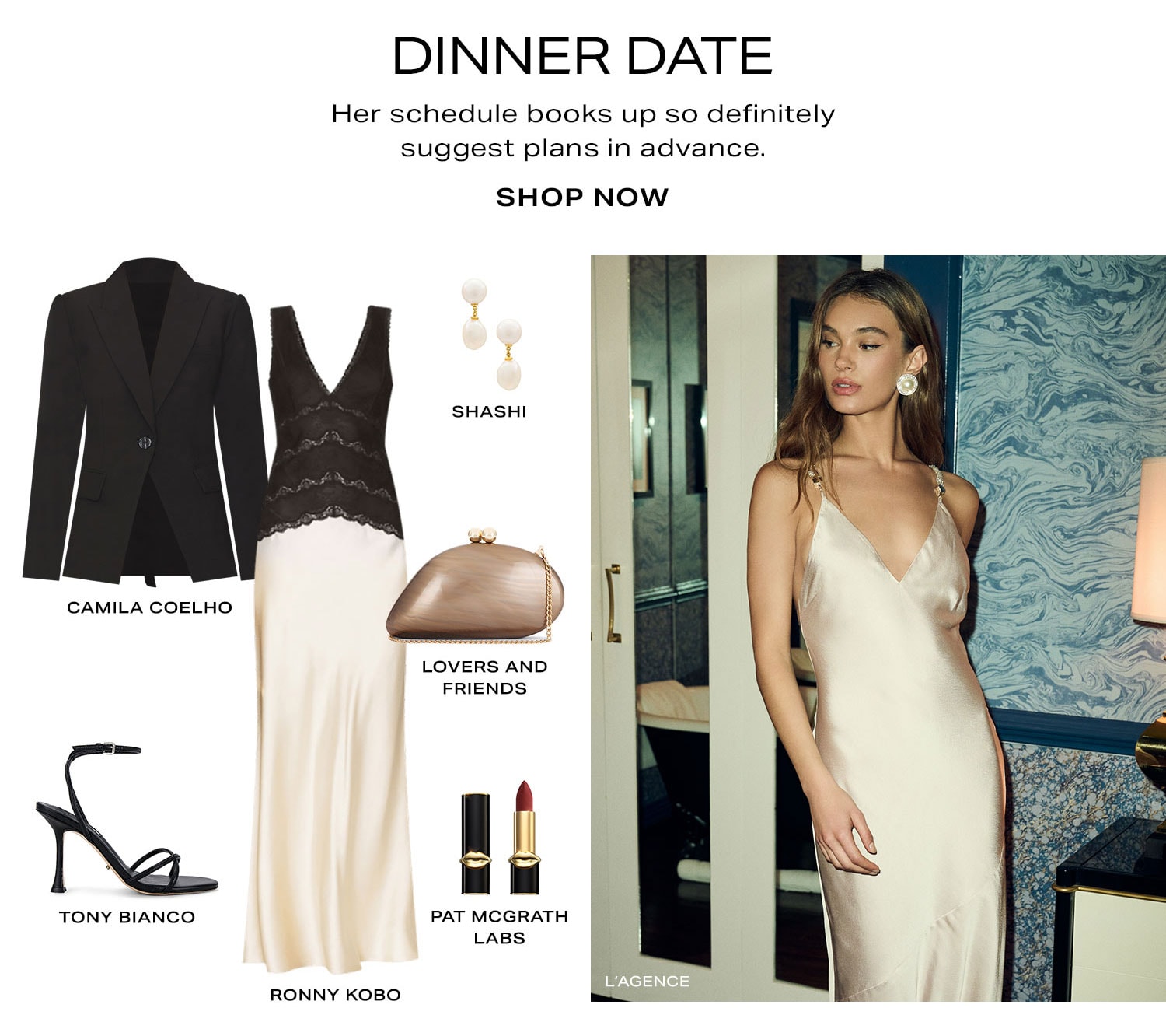 Dinner Date. Her schedule books up so definitely suggest plans in advance. Product Assortment. Shop Now.