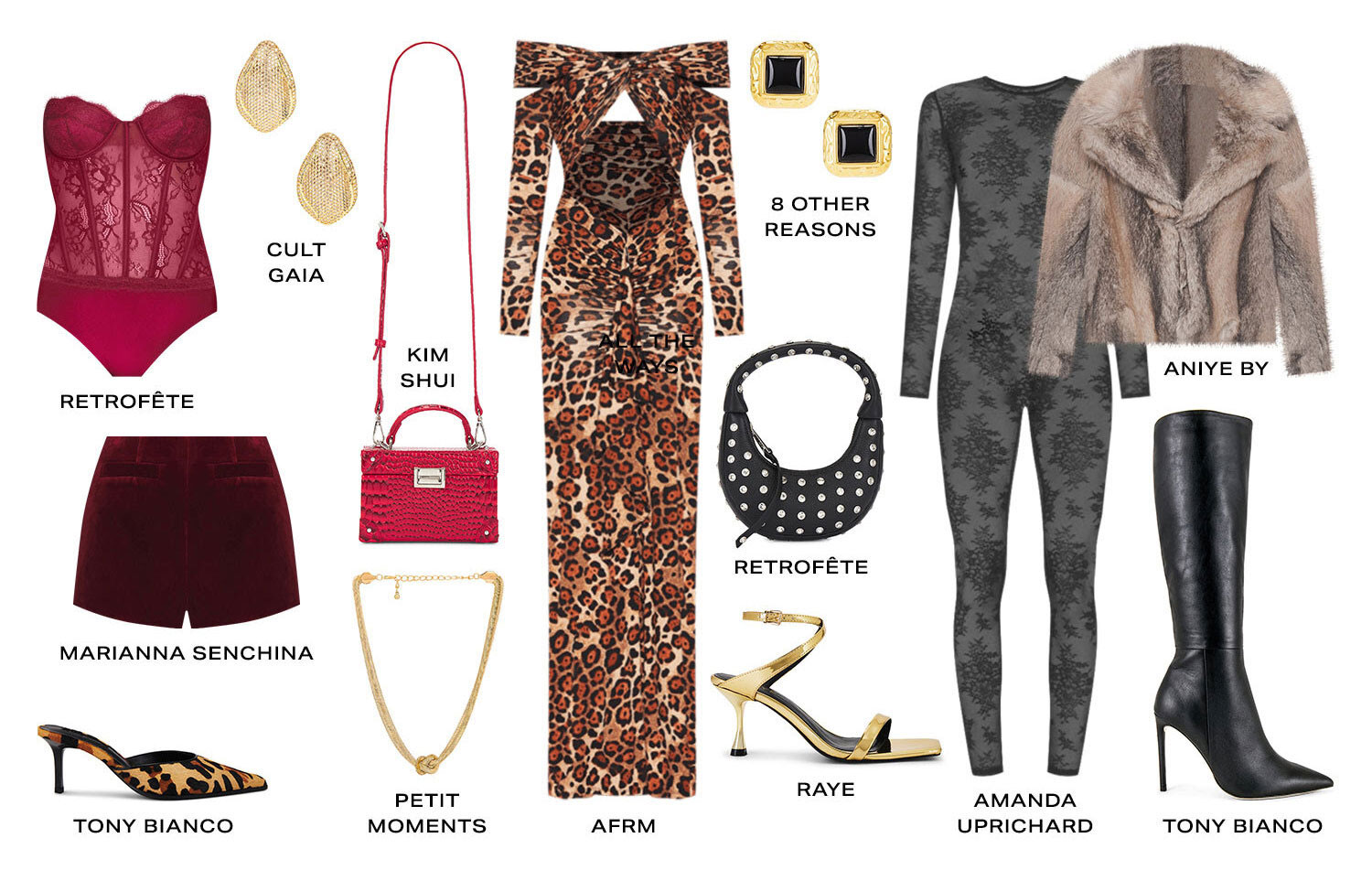 Winter Glam. Product Assortment.