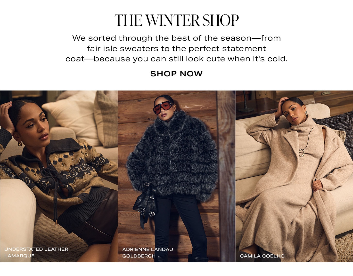 The Winter Shop. Shop Now.
