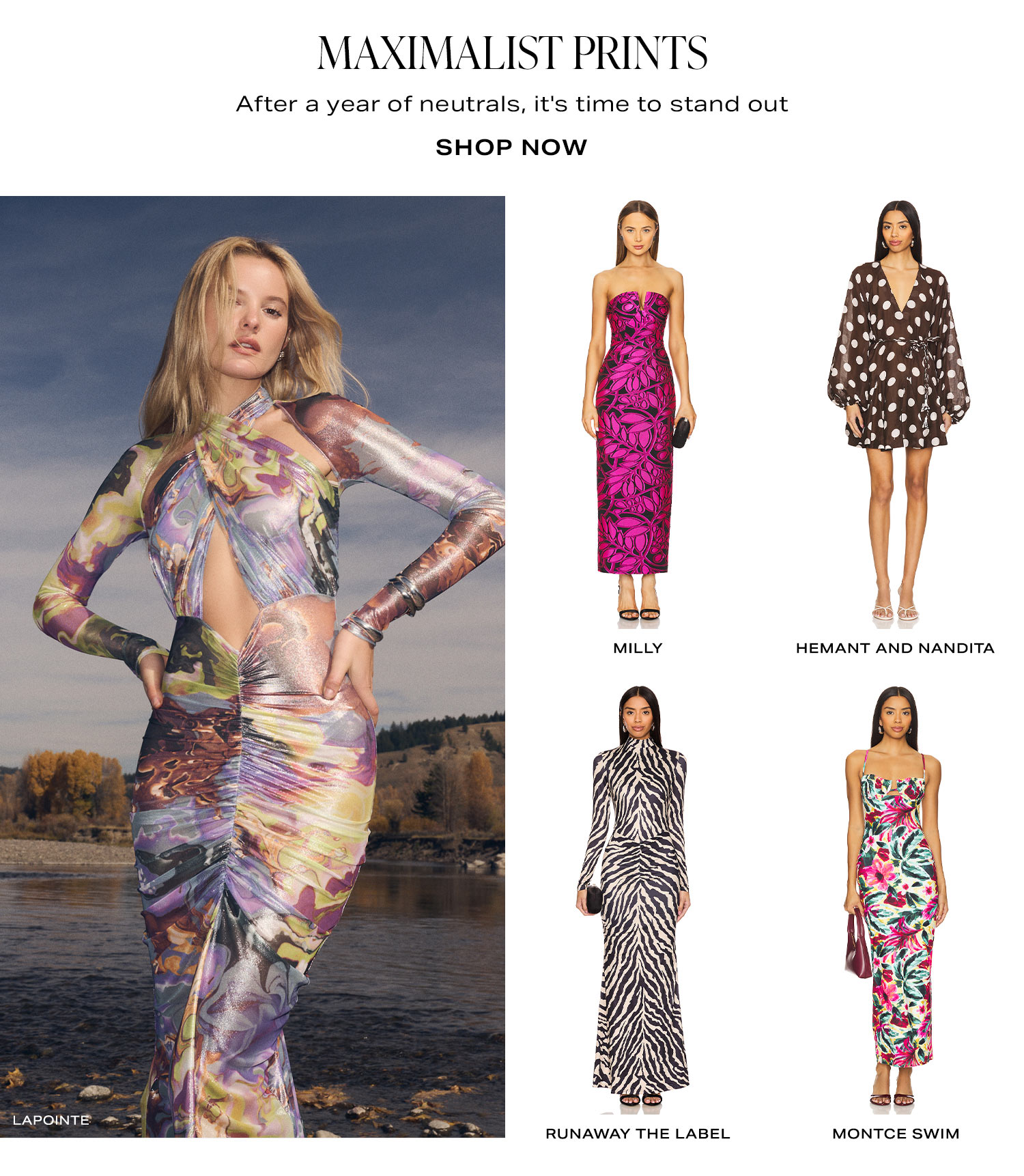 Maximalist Prints. Shop Now.