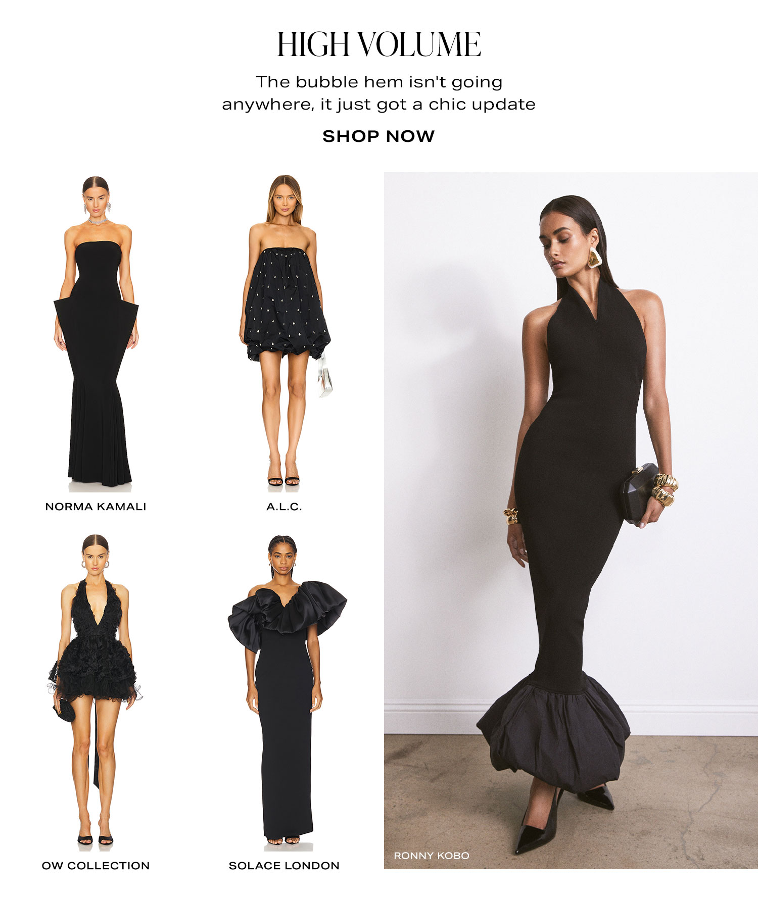 High Volume. Shop Now.