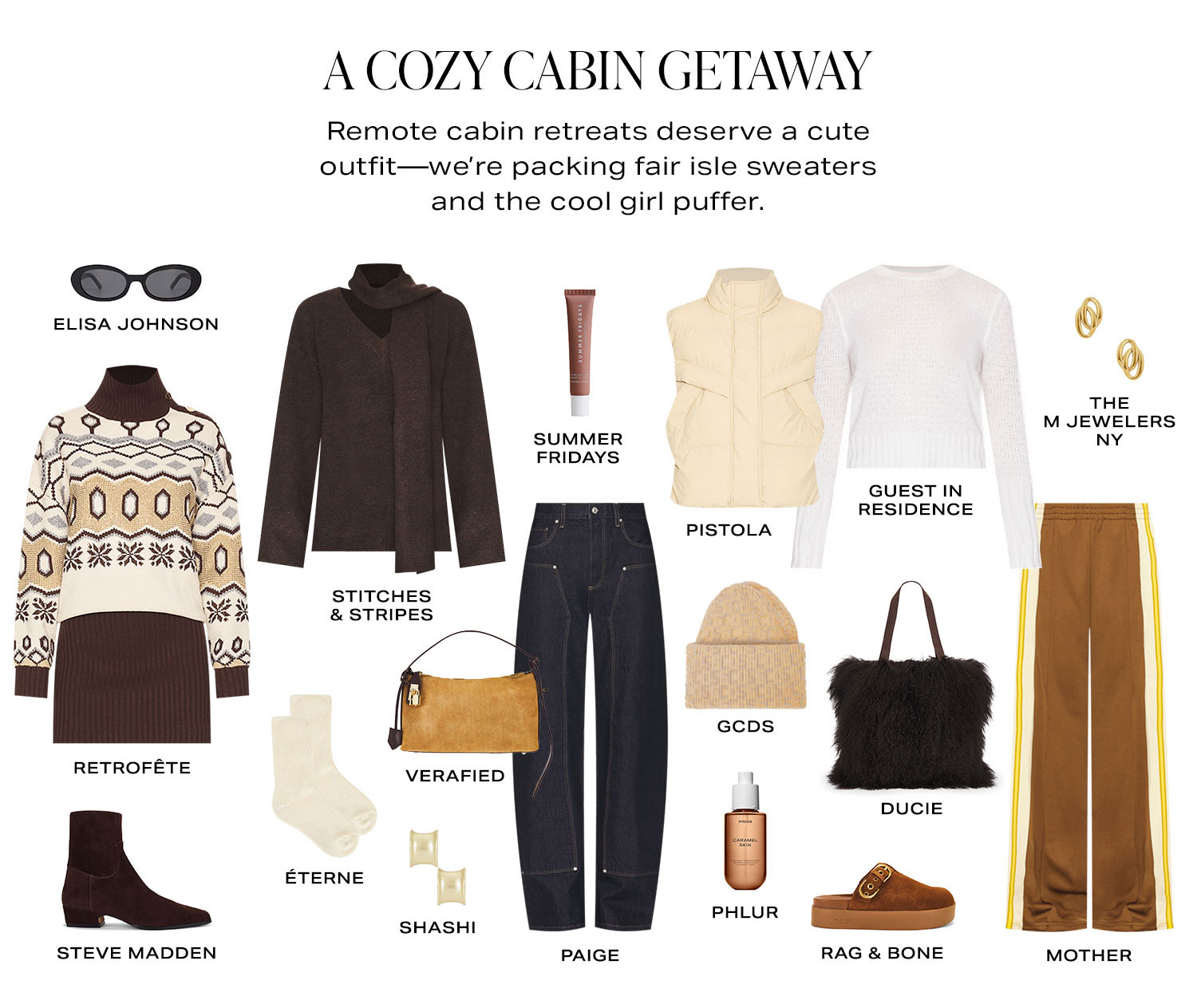 A Cozy Cabin Getaway. Product Assortment. Shop Now