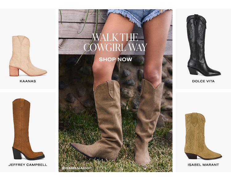 Walk the Cowgirl Way. Shop now.