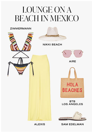 What to Pack for Your Warm Weather Destination: Lounge On a Beach in Mexico - Shop Now