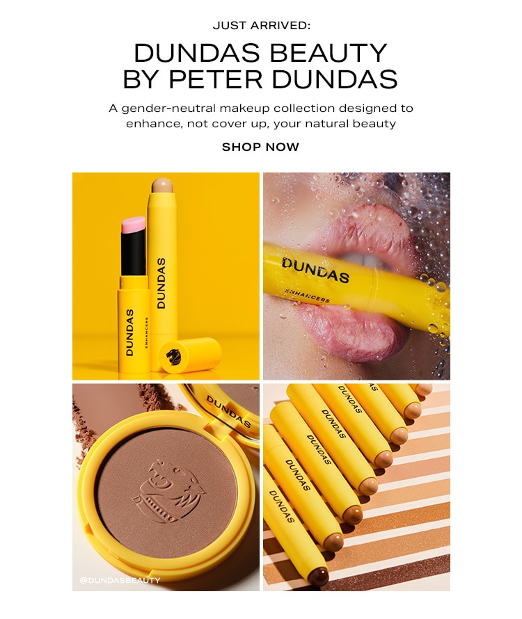 Just Arrived: DUNDAS Beauty by Peter Dundas. A gender-neutral makeup collection designed to enhance, not cover up, your natural beauty. Shop Now