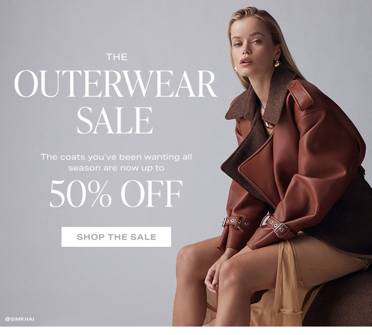 The Outerwear Sale: The coats you’ve been wanting all season are now up to 50% off - Shop the Sale