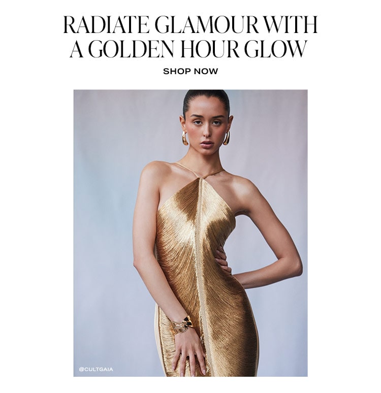 Radiate Glamour With a Golden Hour Glow - Shop Now