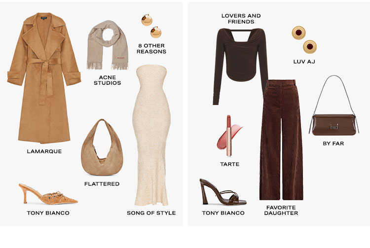 Minimally Chic on the Weekend: A chic neutral color palette lets these rich textures be the star of your outfit - Shop Now