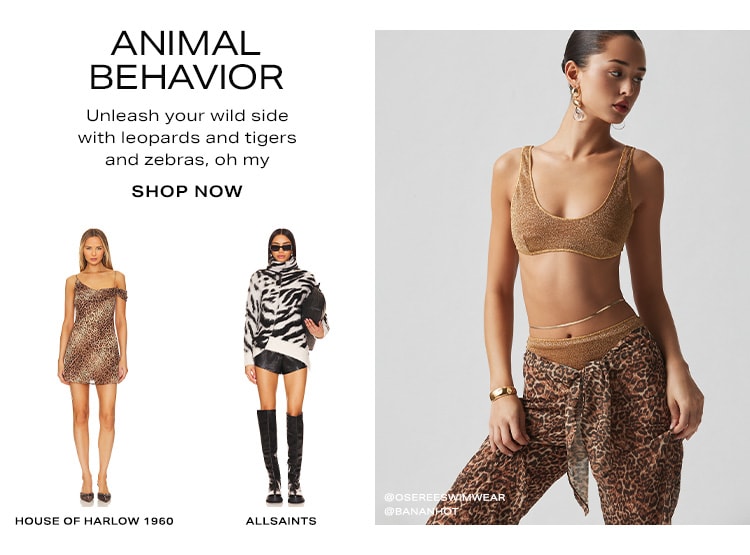 Animal Behavior. Unleash your wild side with leopards and tigers and zebras, oh my. Shop Now