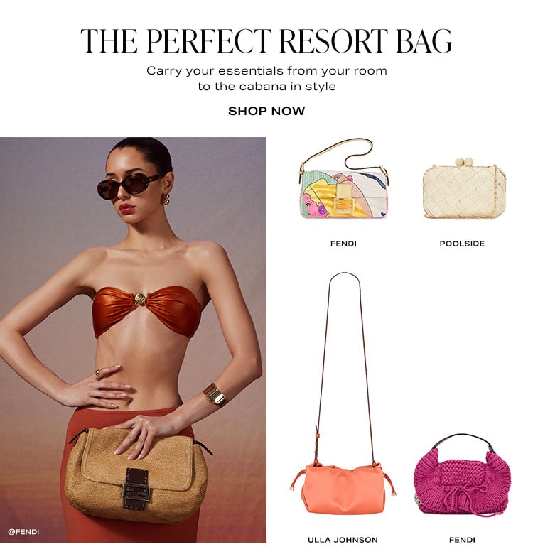 The Perfect Resort Bag: Carry your essentials from your room to the cabana in style - Shop Now