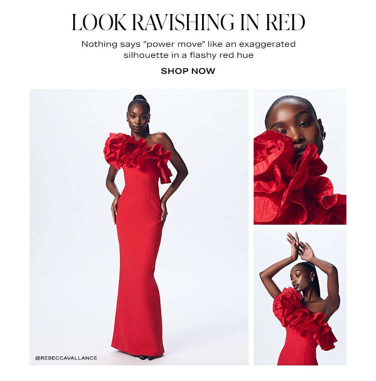 Look Ravishing in Red. Nothing says 