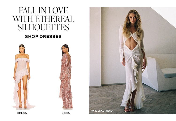 Fall in Love With Ethereal Silhouettes. Shop Dresses