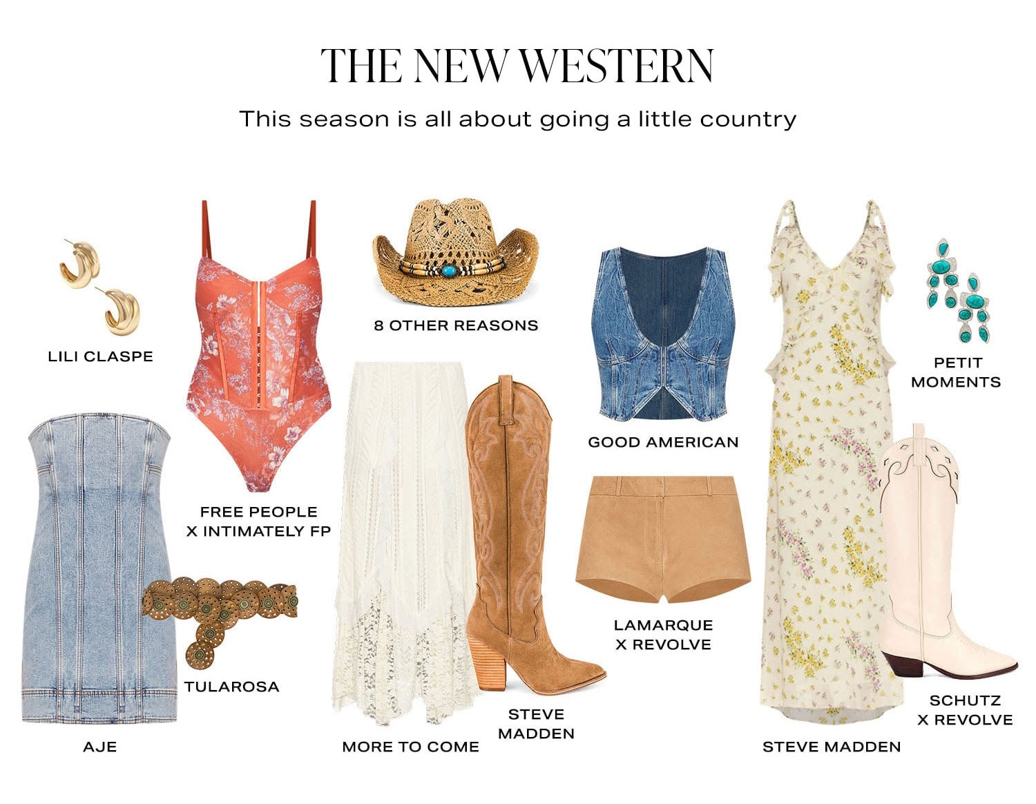 The New Western. This season is all about going a little country.