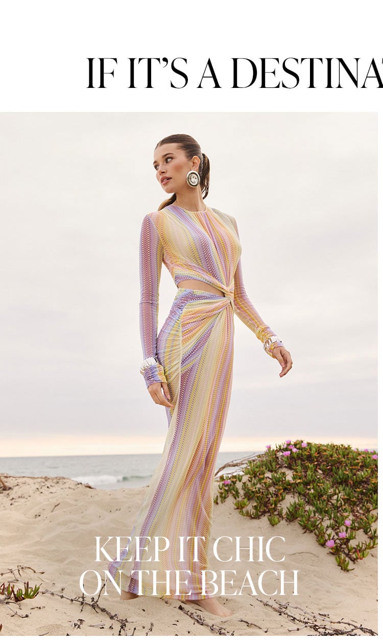 If It’s a Destination Wedding… Keep It Chic On The Beach.