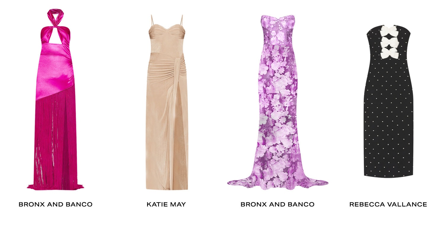 8. Wedding Guest Dresses. Row of Product.