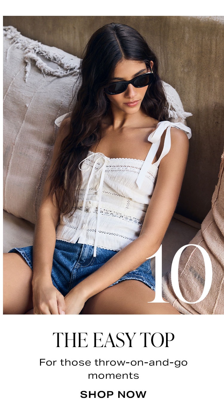 10. The Easy Top. For those throw-on-and-go moments. Shop Now.