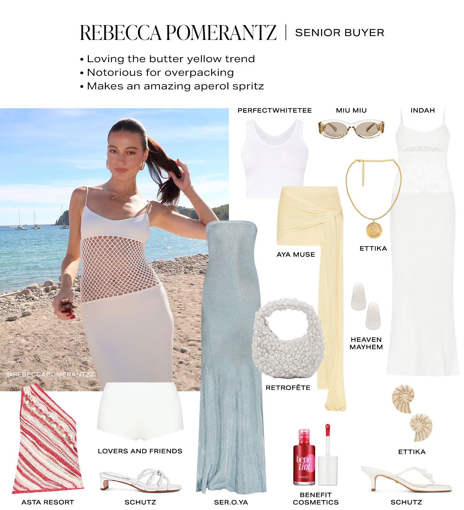 Rebecca Pomerantz, Senior Buyer. Product Assortment. Shop Now